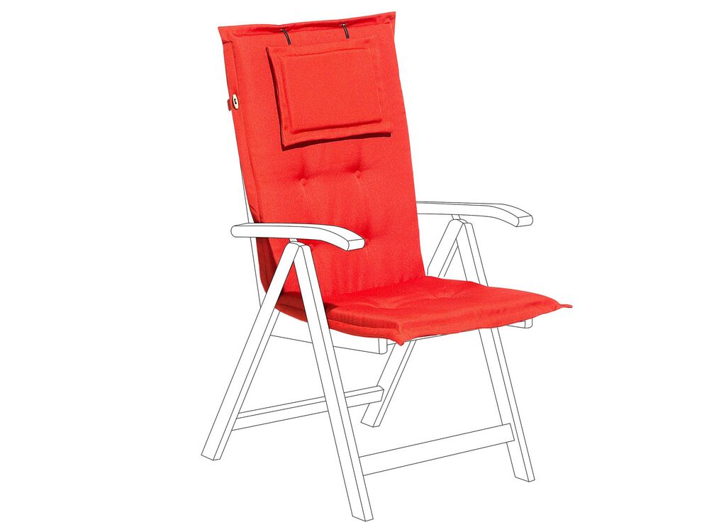 Back/Seat Cushion TOSCANA 50 x 70 cm Red
