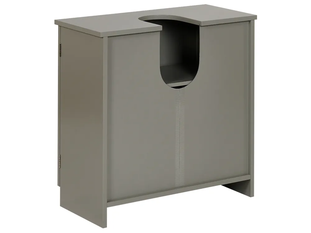 Waschbeckenunterschrank ATJONI 60 cm Grau_1109644
