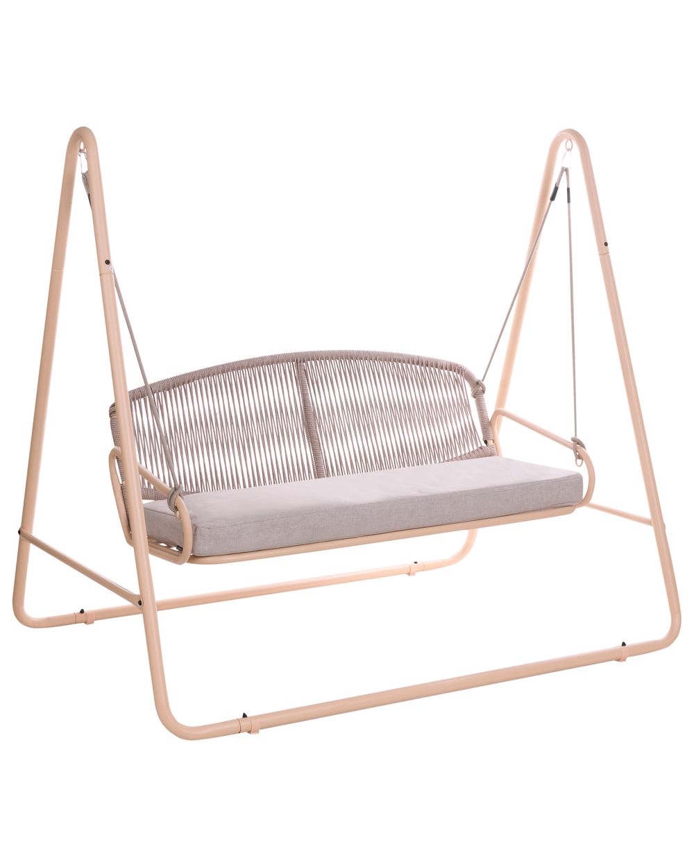 Hollywoodschaukel NORCIA Metall Beige