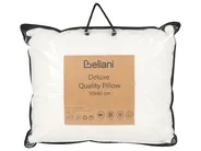 Set of 2 Bed Pillows TRIGLAV High 50 x 60 cm Polyester White_882535