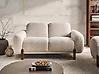 Sofa 2-Sitzer ODNES Bouclé Weiß
