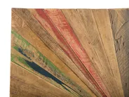 Wall Decor CANCUN Teak Wood 70 cm Brown_728890