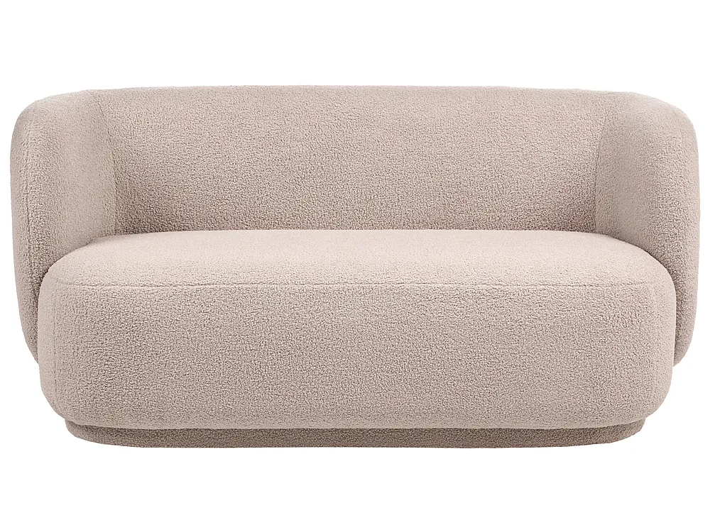 Sofa 3 Seater MELLOSA Boucle Beige_1197300