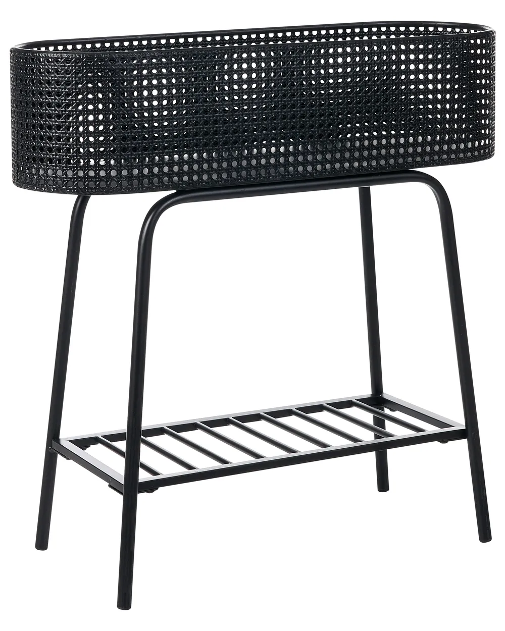 Pflanzenständer LINNAEA 60 cm Metall Schwarz