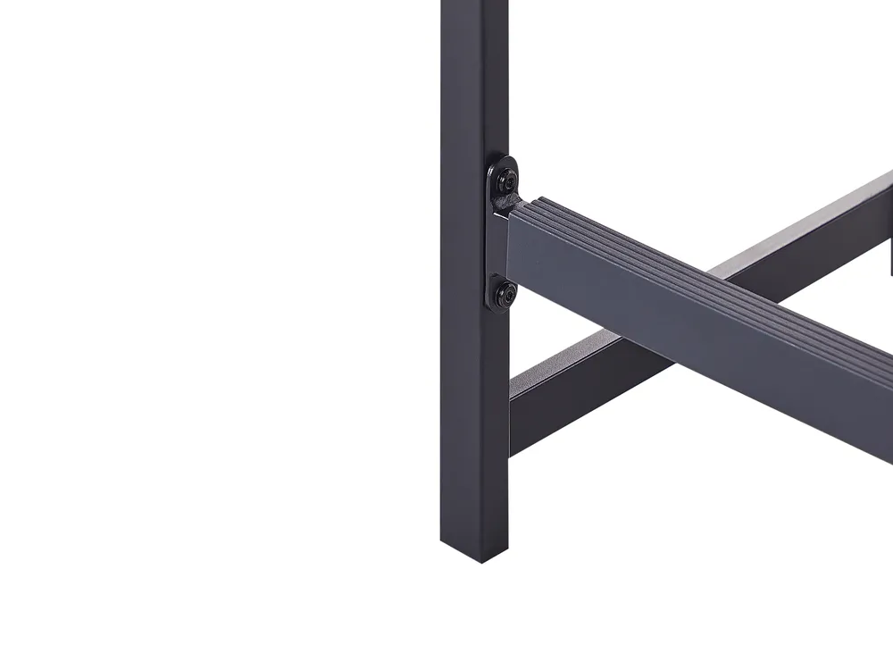 Outdoor-Küche mit Spüle AVETRANA Schwarz Metall_933489