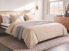 Dekbedovertrekset PARKROSE 200 x 200 cm Katoen-satijn Beige