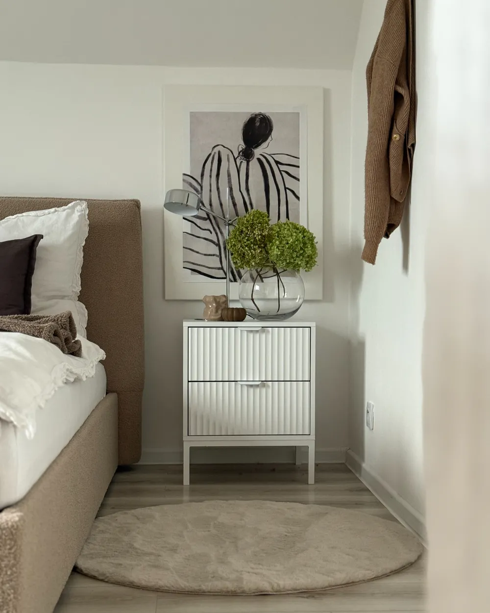 2 Drawer Bedside Table ADELAIDE White_1026160
