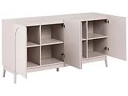 4 Door Sideboard BOULIA Light Beige_1169372