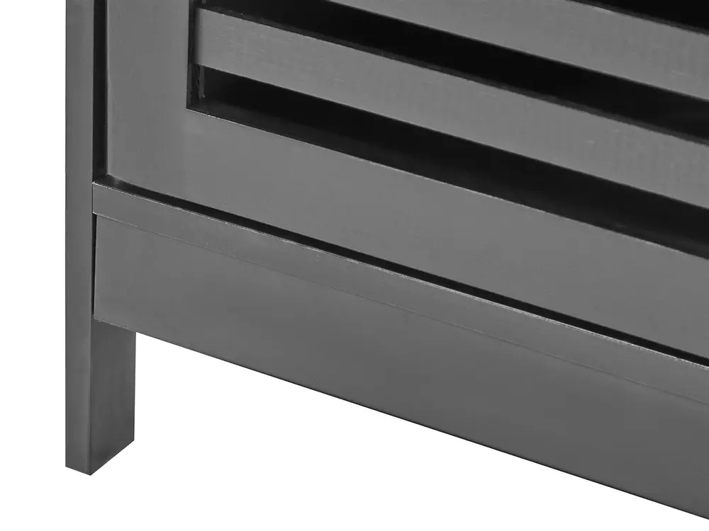 Waschbeckenunterschrank MISSOULA 60 cm Bambus Schwarz_1032187