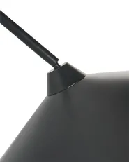 Wandlampe NENTON Metall Schwarz_1036567