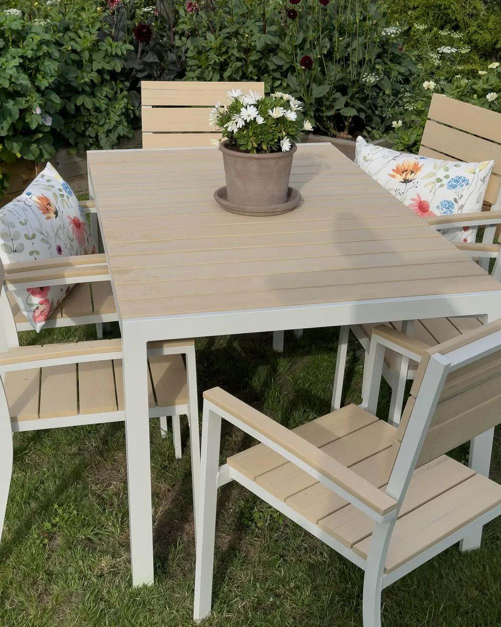 Gartenstuhl 6er Set COMO Beige_1006471