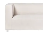 Sofa 3-Sitzer FLORO Chenillegewebe Cremeweiß_916681