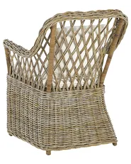 Gartensessel MAROS Rattan Naturfarben_824034
