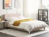 Bett mit Lattenrost Stoff FITOU 140 x 200 cm Beige