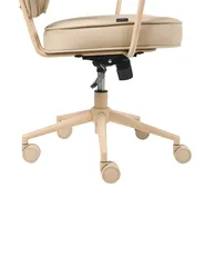 Schreibtischstuhl PARAMUS Kunstleder Beige_1007075