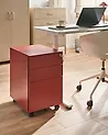 Büroschrank CAMI Metall Rot