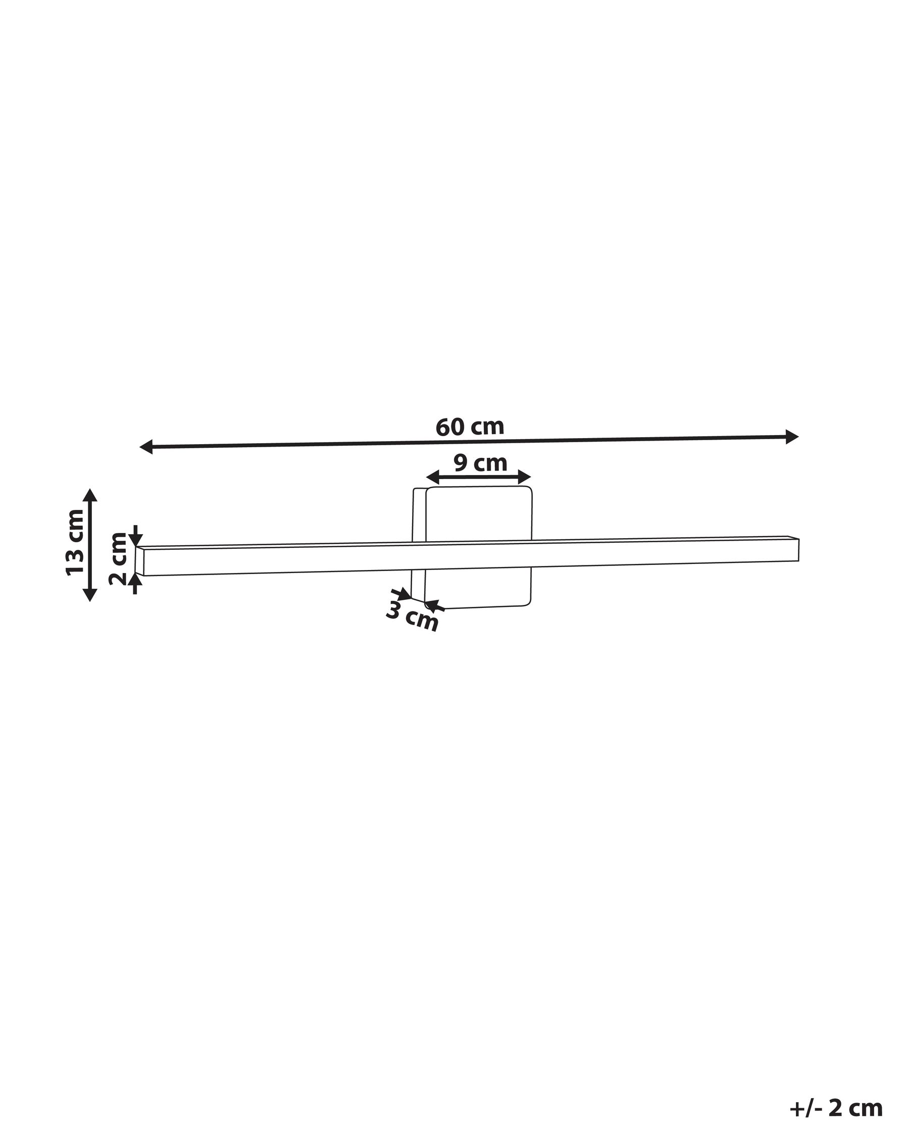 LED Spiegel- und Bilderleuchte MARIZ Metall Gold_1010266