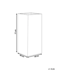 Blumenkübel DION 40 cm Hellgrau_896531