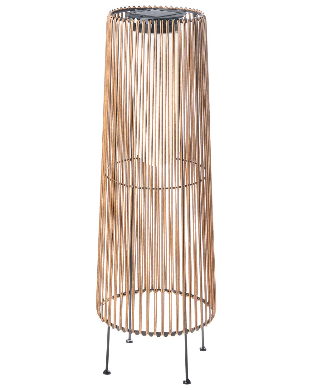 Lanterne à énergie solaire SEMLIKI 68 cm Naturel
