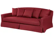 Sofa 3-Sitzer GILJA Stoff Rot_792555