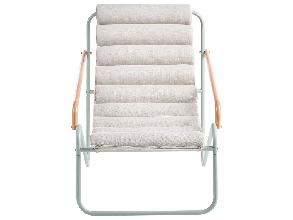 Lounge Set mit Tisch 2-Sitzer PASTO Metall Mintgrün_1057504