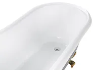 Freistehende Badewanne CAYMAN 153 x 77 cm Blau_820801