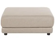 Sofa 3-Sitzer SIGTUNA mit Ottomane Stoff Beige_896590