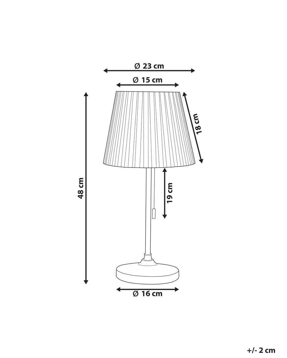 Table Lamp TORYSA Metal Gold_851529
