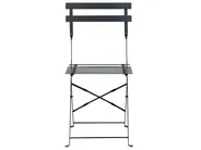 Bistro Set klappbar FIORI Metall Schwarz_879132