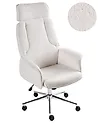 Bürostuhl PILOT Bouclé Cremeweiß