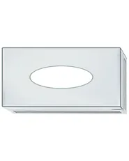 Tücherbox CHARLY Glas Silber_793819
