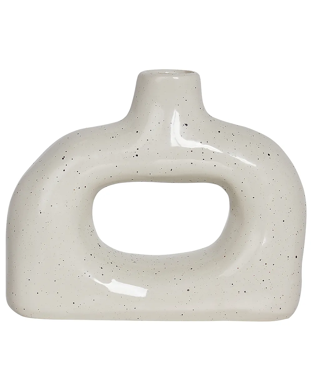 Flower Vase MOONEYE 19 cm Stoneware Off-White