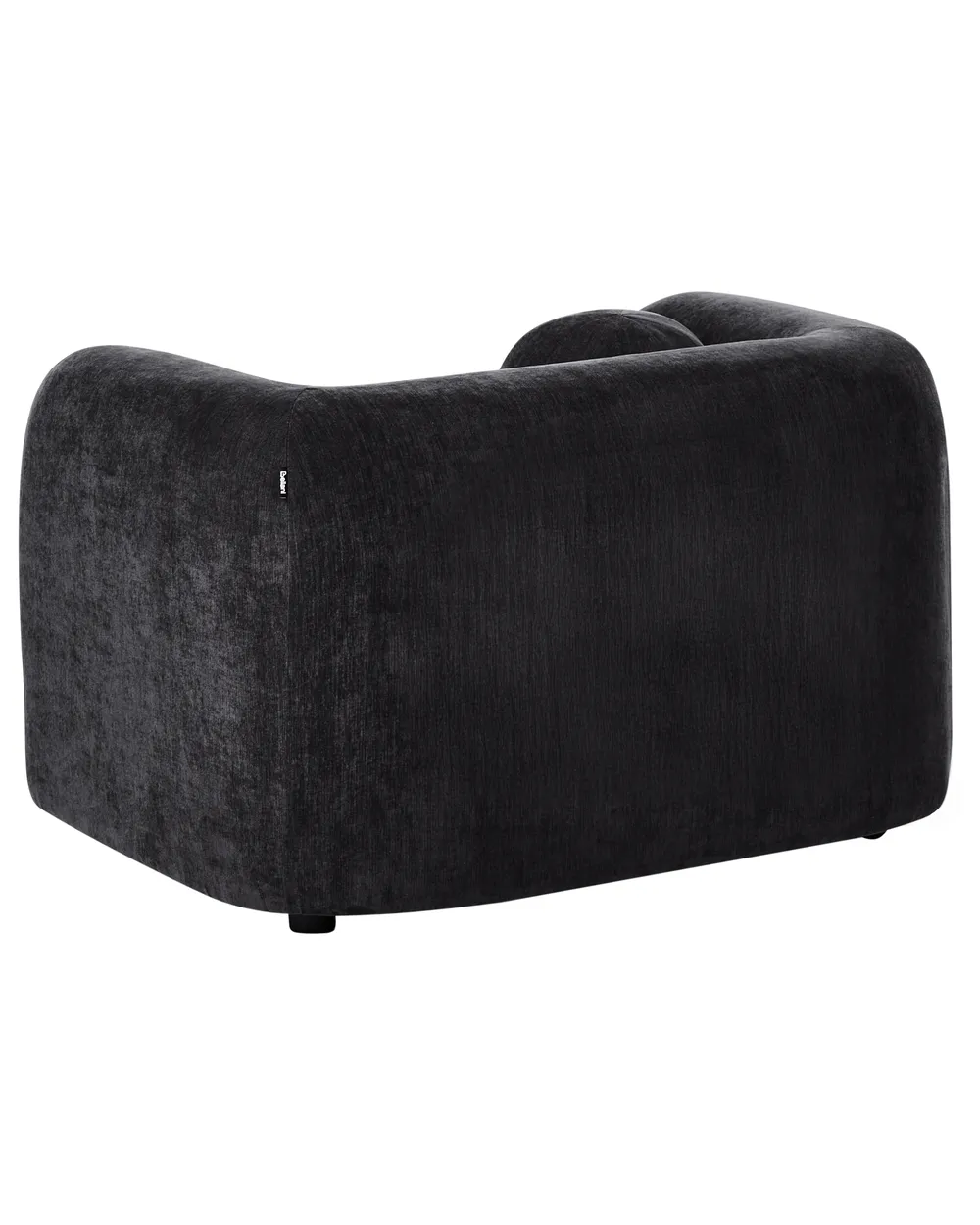 Sessel LEIREN Chenillegewebe Schwarz_1028685