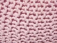 Pouf CONRAD Baumwolle Rosa_813942