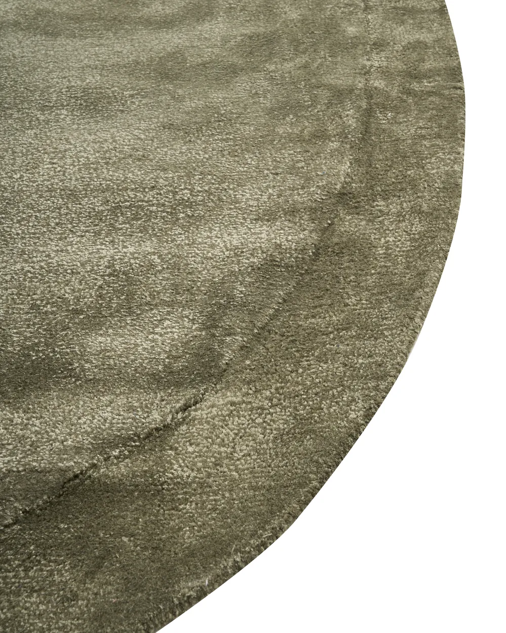 Rug MITHA Olive Green 200 x 300 cm Viscose_904085