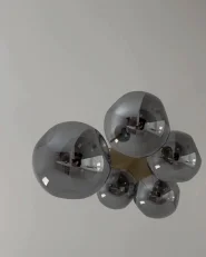Pendant Lamp RALFES Glass Brass_998046
