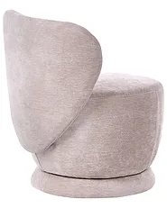 Fauteuil pivotant BLOMMA Tissu chenille_1163669