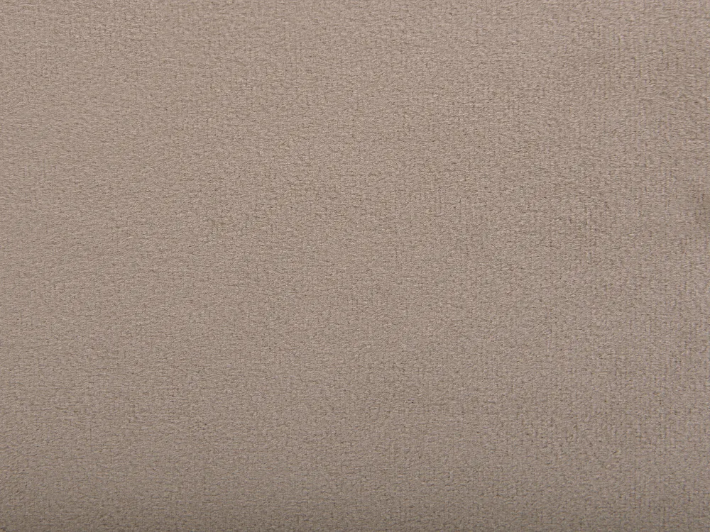Bett mit Lattenrost Samtstoff AMBILLOU 160 x 200 cm Taupe_902480