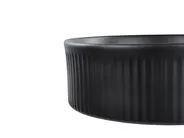 Aufsatzwaschbecken GELDO ⌀ 37 cm Keramik Schwarz_922372
