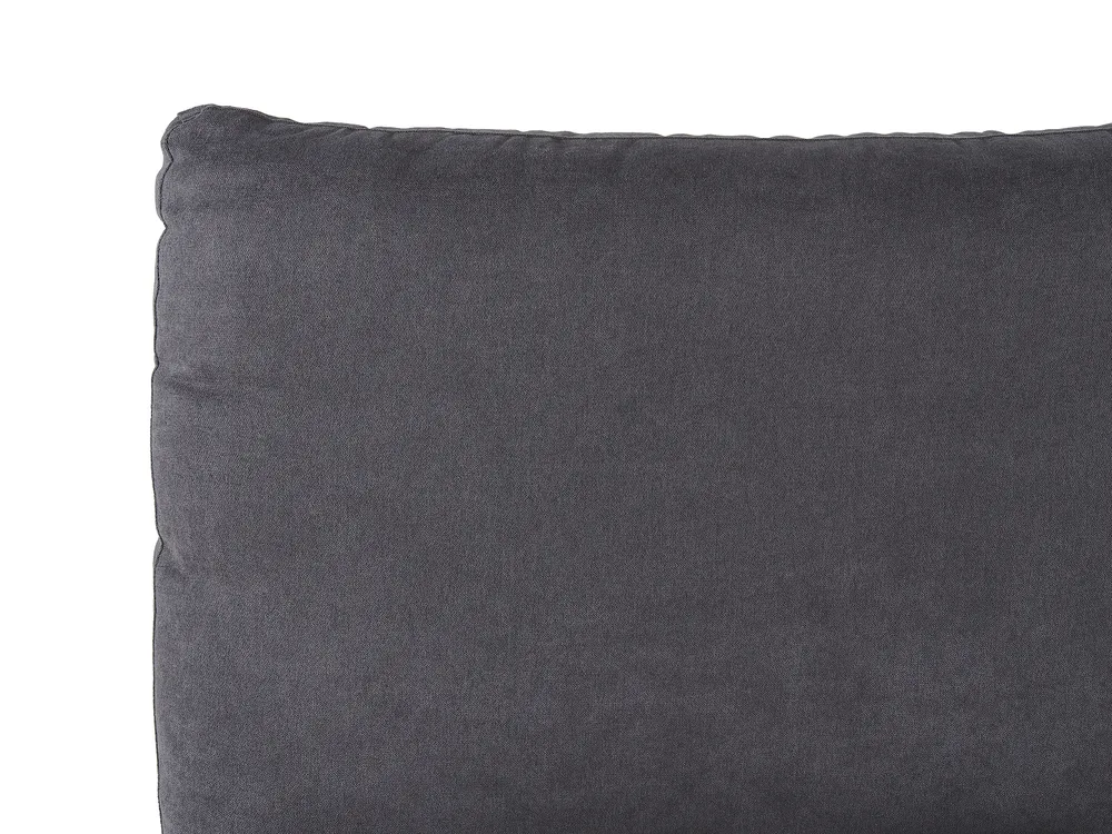 Bed Velvet MELLE 160 x 200 cm (EU King Size) Dark Grey_791198