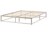 Krevet bez uzglavlja Metal VIRY 160 x 200 cm Svijetlo bež_1073045