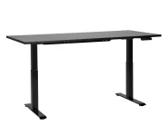 Schreibtisch elektrisch höhenverstellbar DESTINES 180 cm 80 cm Schwarz_899525