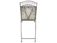 Bistro Set klappbar NURRA Metall Grau_1002677
