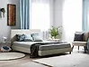 Bett mit Lattenrost Stoff ALBI 180 x 200 cm Beige
