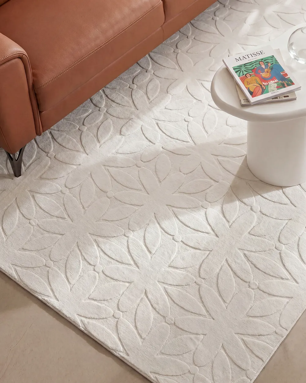 Teppich HOOD Cremeweiß 160 x 230 cm