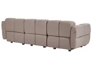 Modulsofa 3-Sitzer MAKSABERG Stoff Taupe_1136391