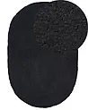 Teppich DEMIRCI Schwarz 160 x 230 cm Jute