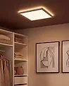 LED Deckenlampe TIVORA mit Fernbedienung mit Dimmer Weiß