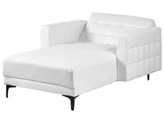 Chaise longue ABERDEEN Kunstleer Wit_1038794