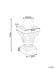 Garden Water Feature VELINO Beige_984322